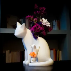 Cat Vase